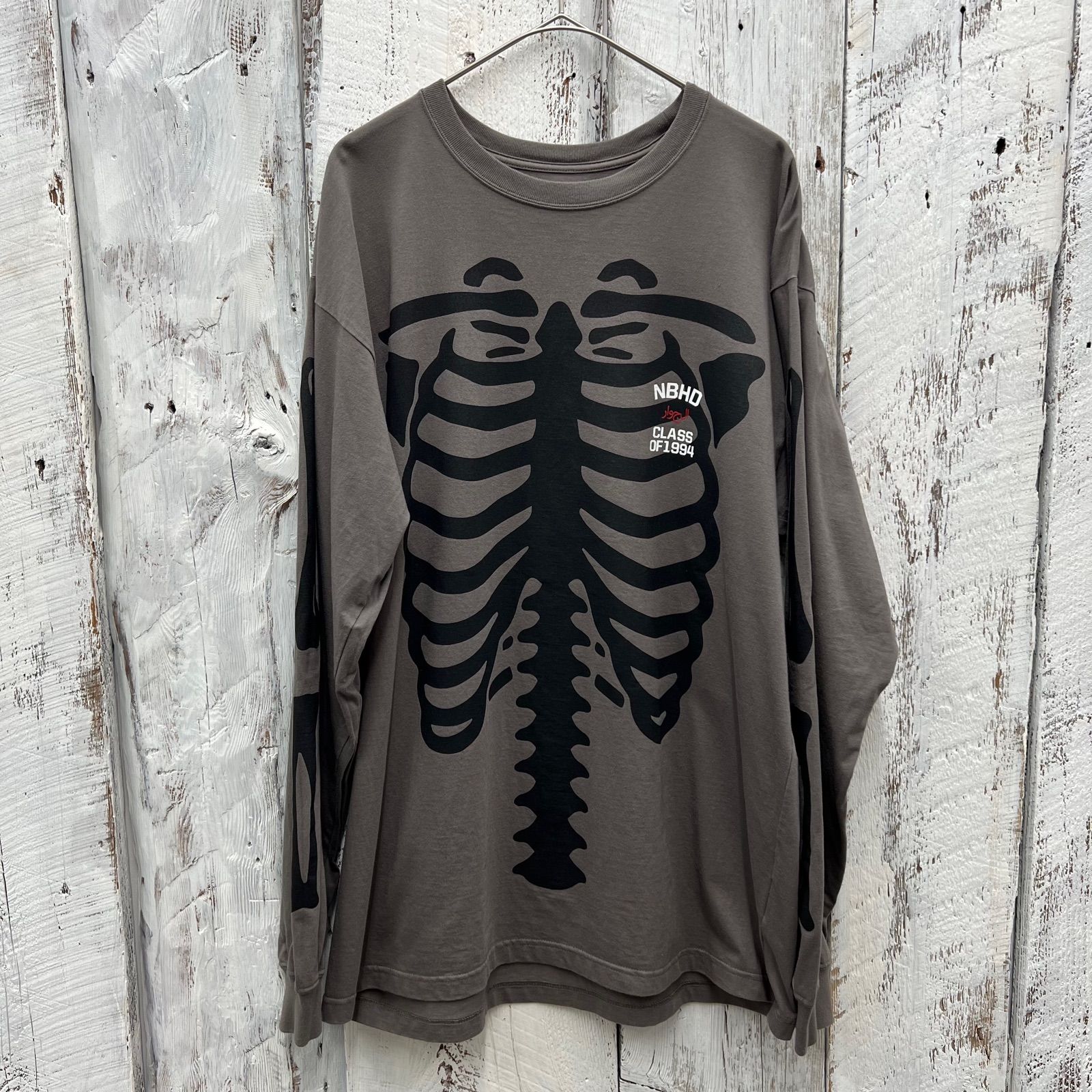 NEIGHBORHOOD ネイバーフッド 21AW BONES/C-TEE.LSボーンズカットソー 