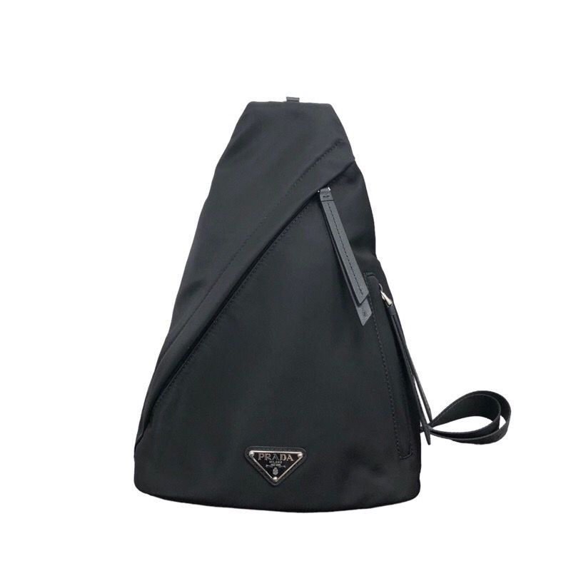 プラダ PRADA スリングバッグ 2VZ092 ブラック ナイロン メンズ ボディ