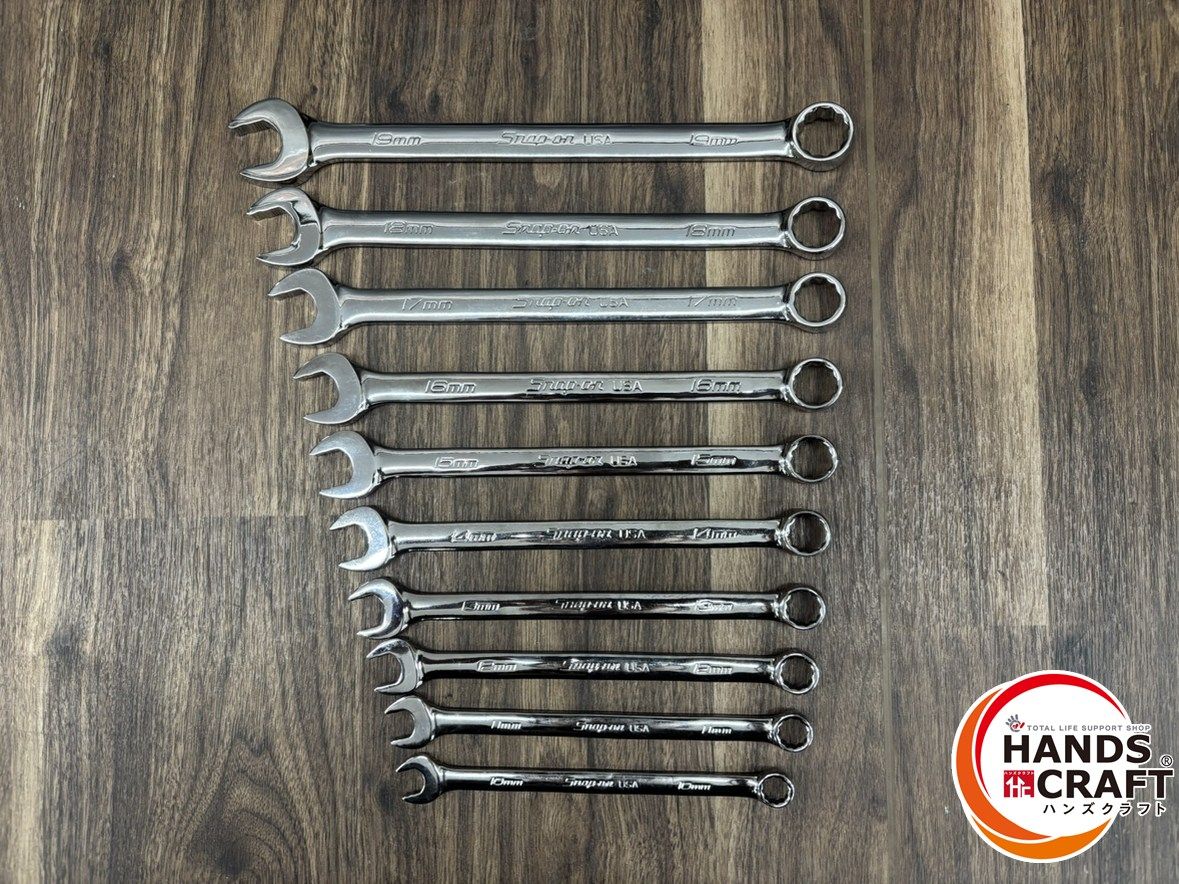 中古品】Snap-on スナップオン コンビネーションレンチセット SOEXM10