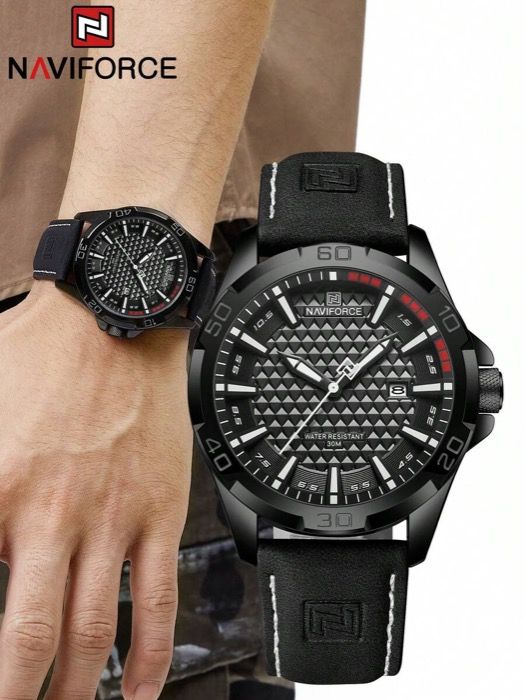 腕時計 メンズ クォーツ ブランド メンズ ファッション クォーツ 腕時計 男性用 レザーストラップ スポーツ 防水 リストウォッチ カレンダー付き クロック レロジオ