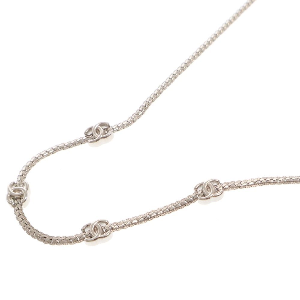CHANEL (シャネル) A24B ココマーク メタル チェーンネックレス