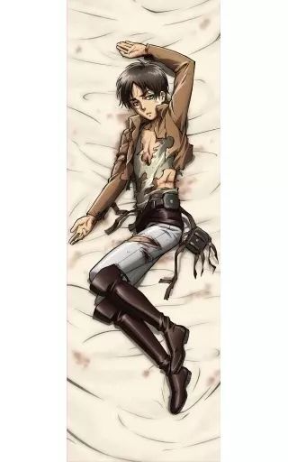 中古】抱き枕カバー・シーツ・ブランケット A：エレン・イェーガー