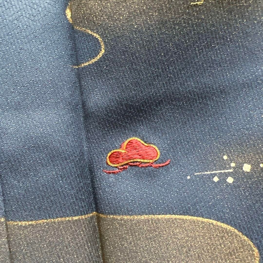 金駒刺繍 金彩 染め分け 紋無し 素敵なデザイン 付下げ 正絹 AK-4794 付け下げ 金駒刺繍 金彩 銀彩 ヱ霞 松 紋無し 色紙散らし 着物