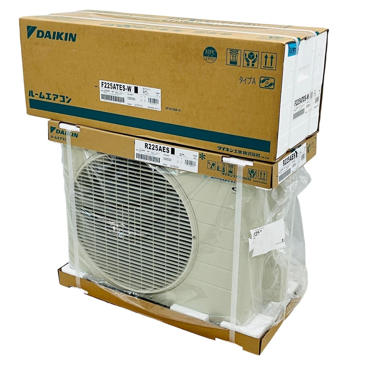 DAIKIN S225ATES-W Eシリーズ R225AES F225ATES-W 6畳程度 ルーム エアコン ホワイト ダイキン 未開封 ♥ C10501955