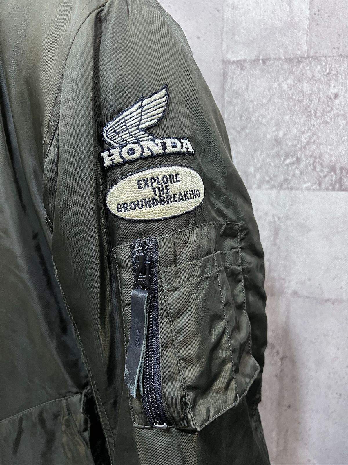 HONDA プロテクター 中綿ライディングジャケット LL ホンダ OSYES-P32 バイクジャケット ライダースジャケット
