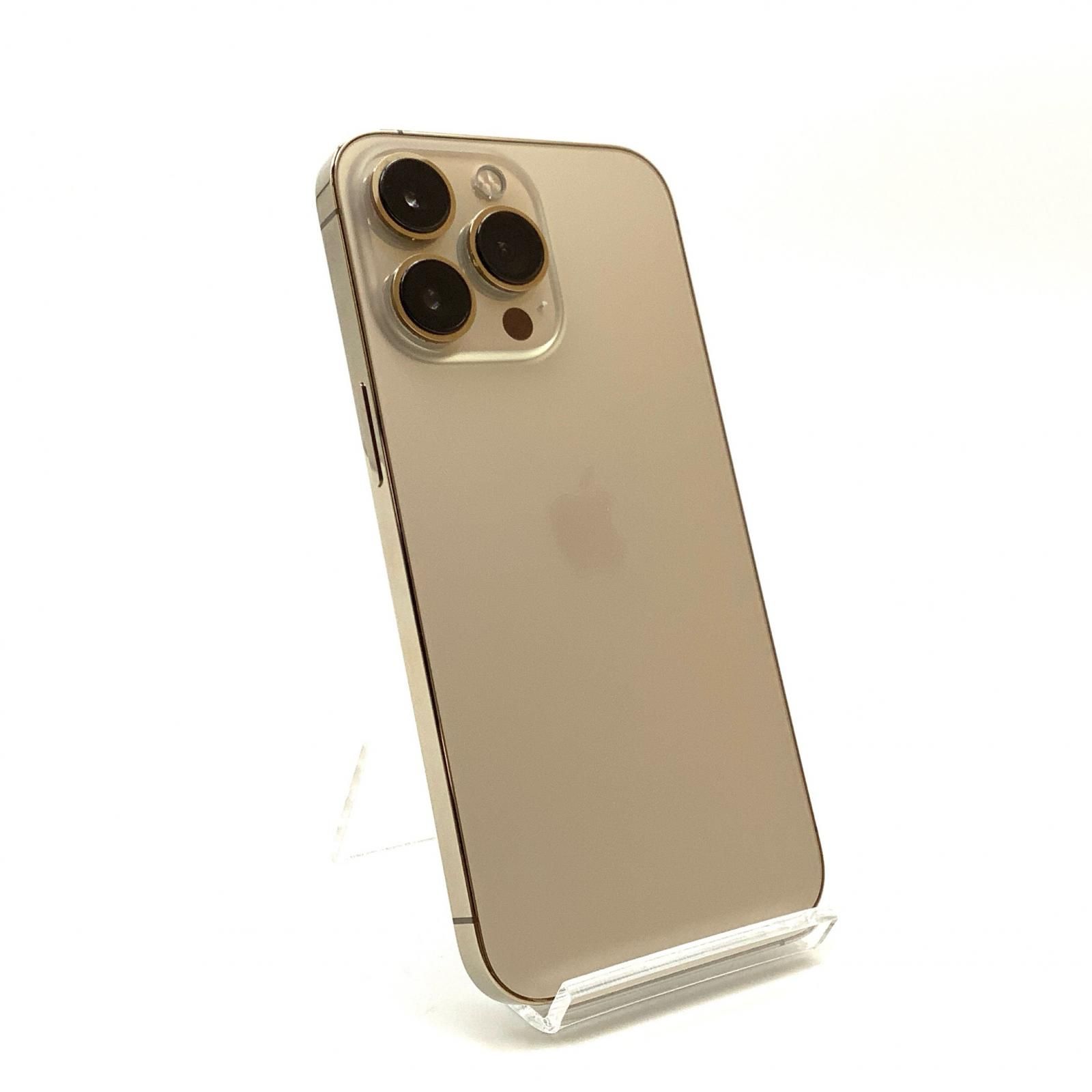 【全額返金保証】【最速発送】Apple iPhone 13 Pro 128GB ゴールド 楽天モバイル SIMフリー 美品 動作確認済 80%