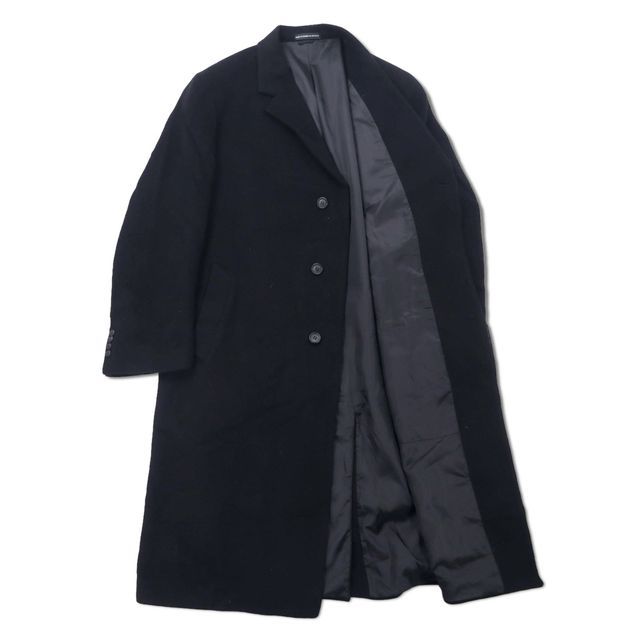 LAUREN RALPH LAUREN チェスターコート XL ブラック ウール ドミニカ 