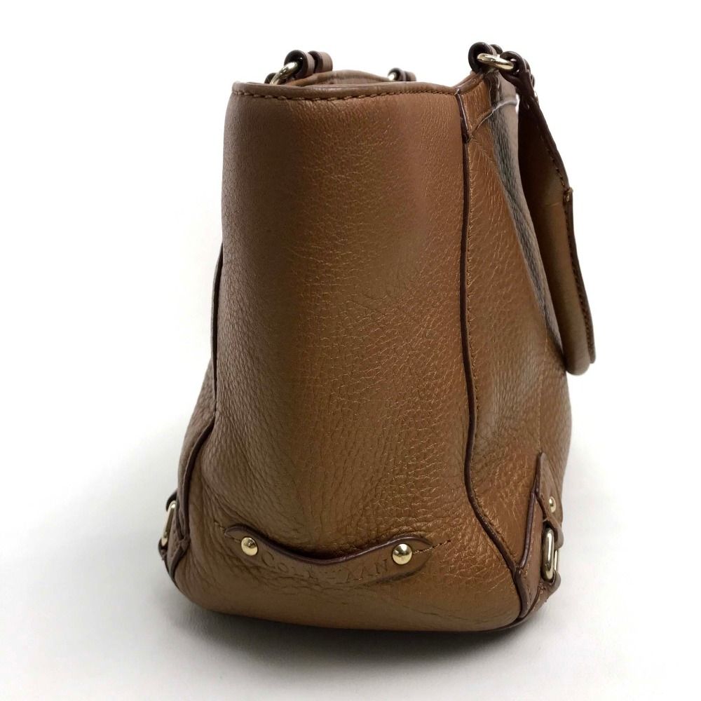 COLE HAAN コールハーン トートバッグ ハンドバッグ レザー ブラウン 