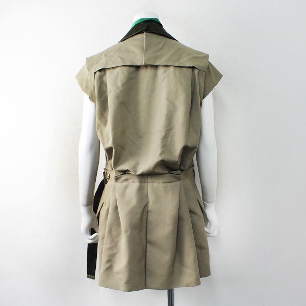 美品sacai 2022SS Suiting Mix Dress 2