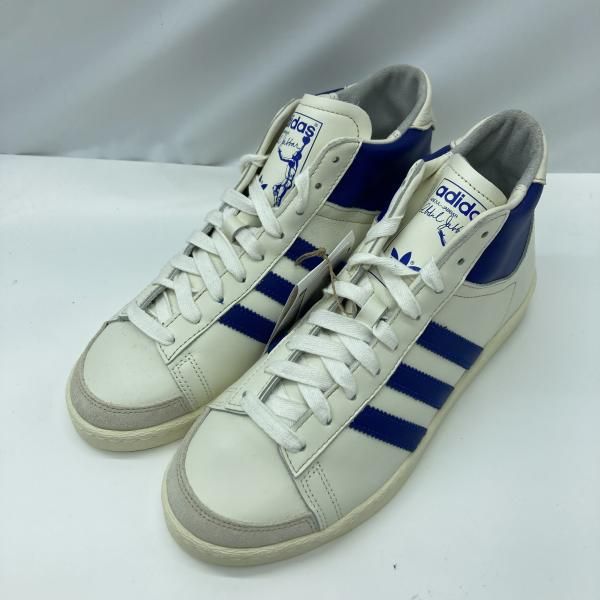 【】adidas JABBAR HI OWHITE/C/CREWHT 26.5cm IH5316 アディダス ホワイト ブルー[19]