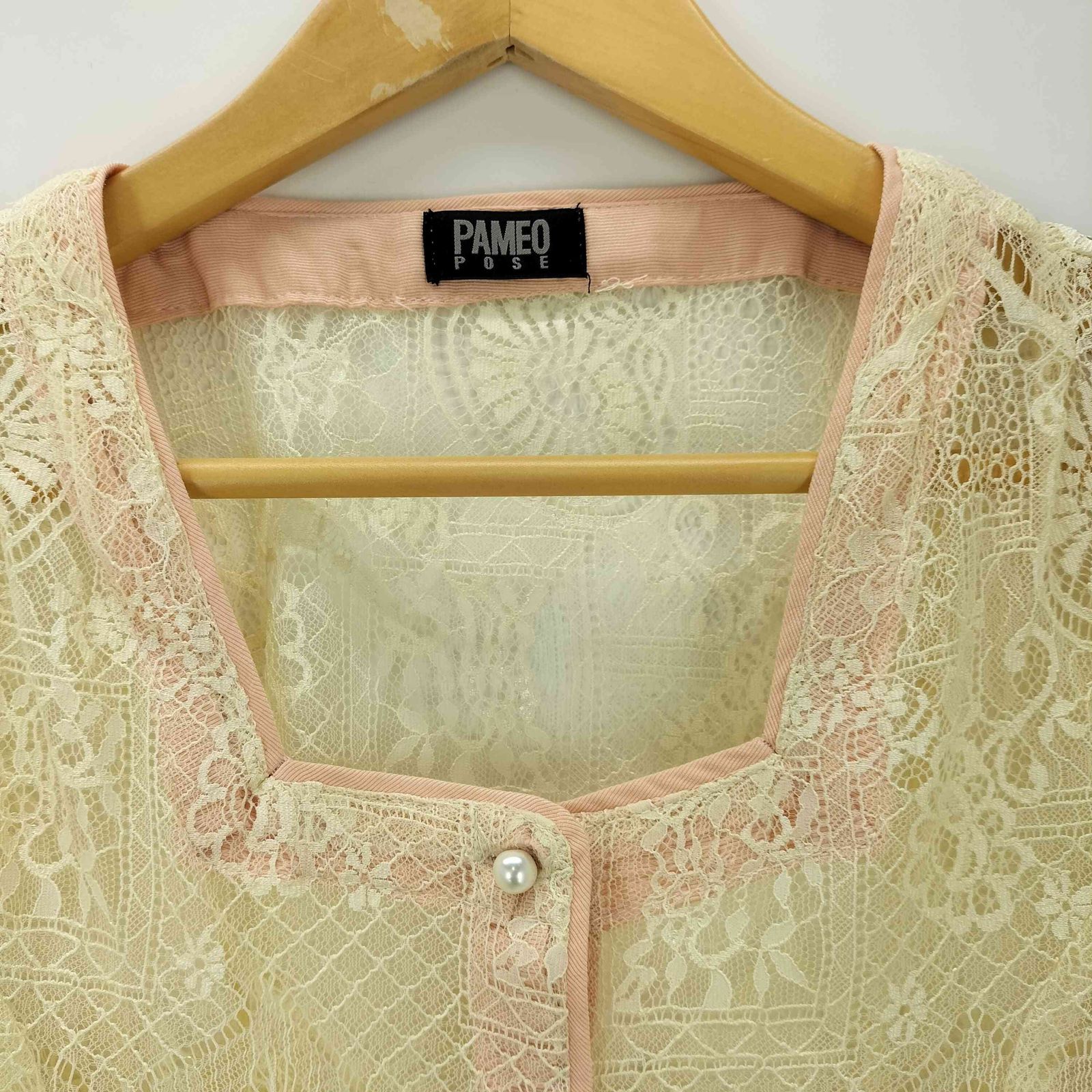 パメオポーズ Pameo Pose Princess Sleeve Lace Top レディース FREE 