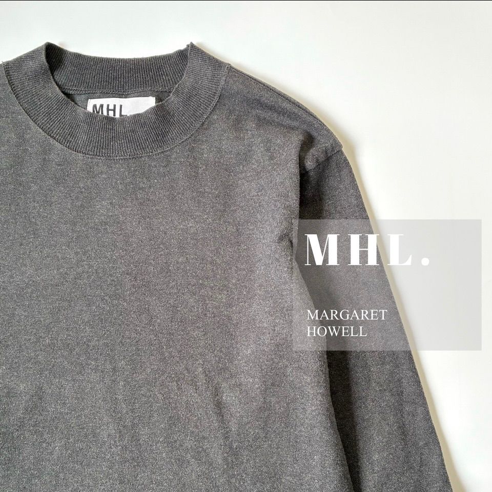 美品 MHL ロングスリーブ カットソー XL カーキ 596-1166506 ボールド フォックスヘッド パッチ コンフォート ロングスリーブ