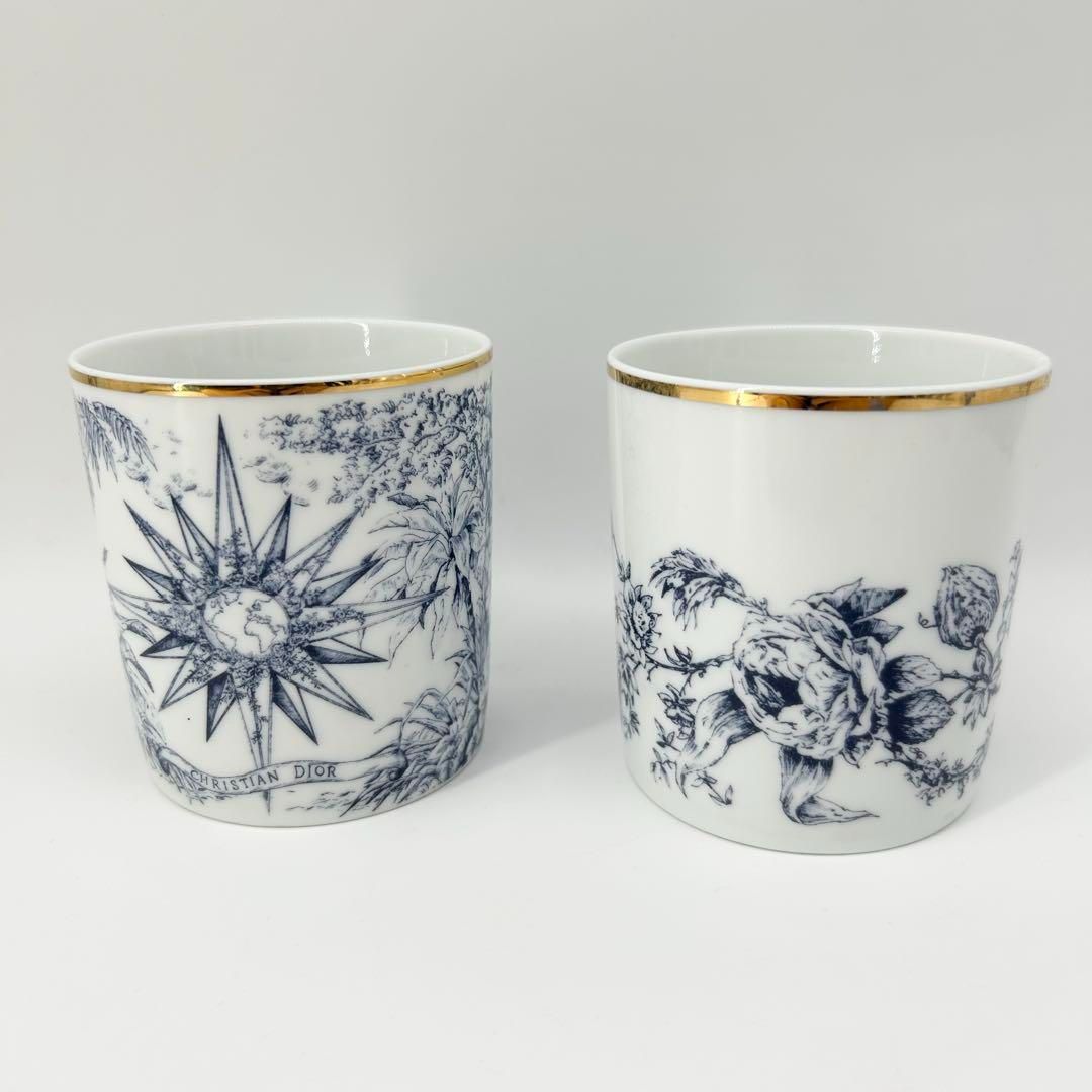 訳あり ◎Dior ジャルダン＆レーヴ ダンフィニ マグカップ 2個セット