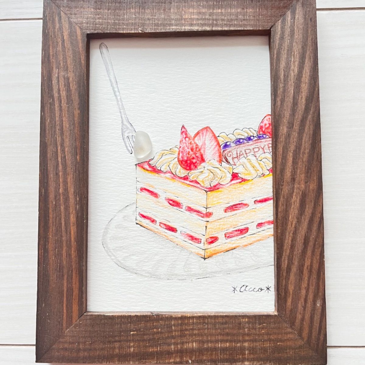 シーグラス アート ソフトクリーム 飾り 壁掛け （ハンドメイド  