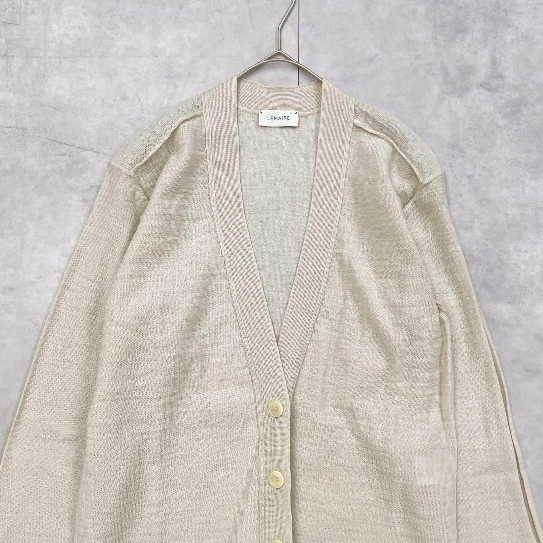 LEMAIRE ニットカーディガン　カシミヤ 100% ◎LEMAIRE ルメール カーディガン ニット ウール100％ イタリア製