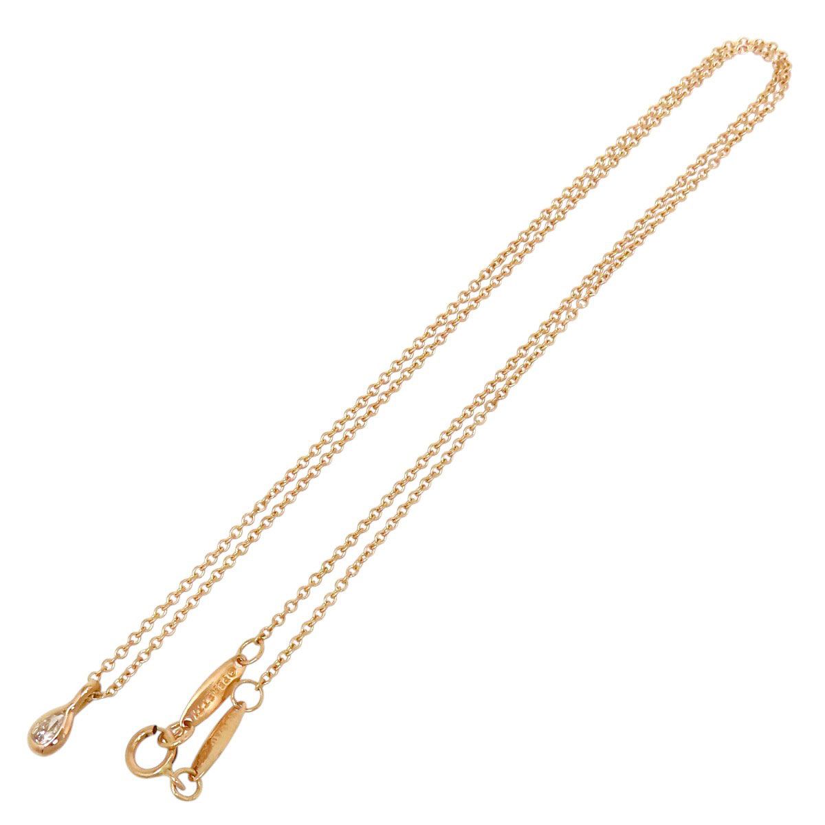 ティファニー　バイザヤードネックレス 750（k18） Tiffany ティファニー K18 750 ダイヤ バイザヤード ネックレス