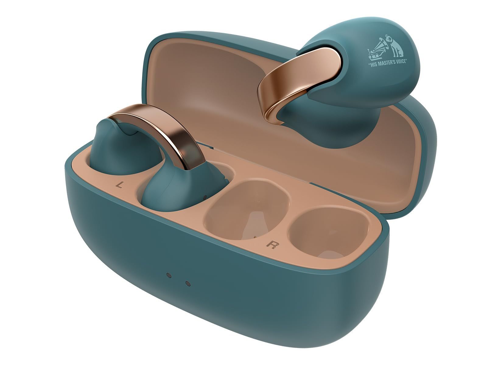 JVCケンウッド Victor HA-NP1T-A ワイヤレスイヤホン Bluetooth Ver.5.3 オープンイヤー イヤーカフ アプリ対応 マルチポイント 合計24時間再生 マイク付き 小型 軽量 防水 音アクセ ティールブルー