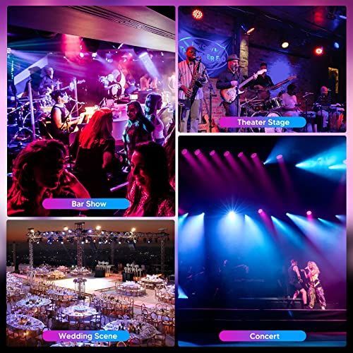 (4台)舞台照明 ステージライト 54x3W LED RGBフルカラー