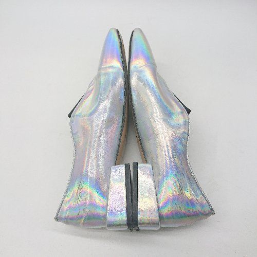 ◇ Θ SANSeLF サンセルフ メタリック系 スクエアトゥ フラット 
