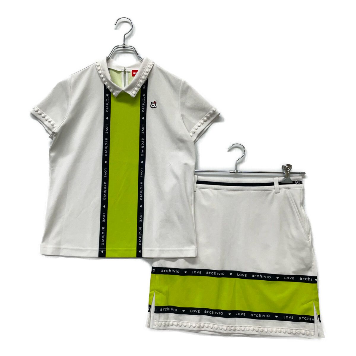 マルボンゴルフ カーディガン Vネック ボタン malbon 刺繡 レディース