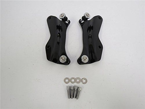 Harley 4ポイント ドッキング ハードウェアキット 2014-2024 黒 
