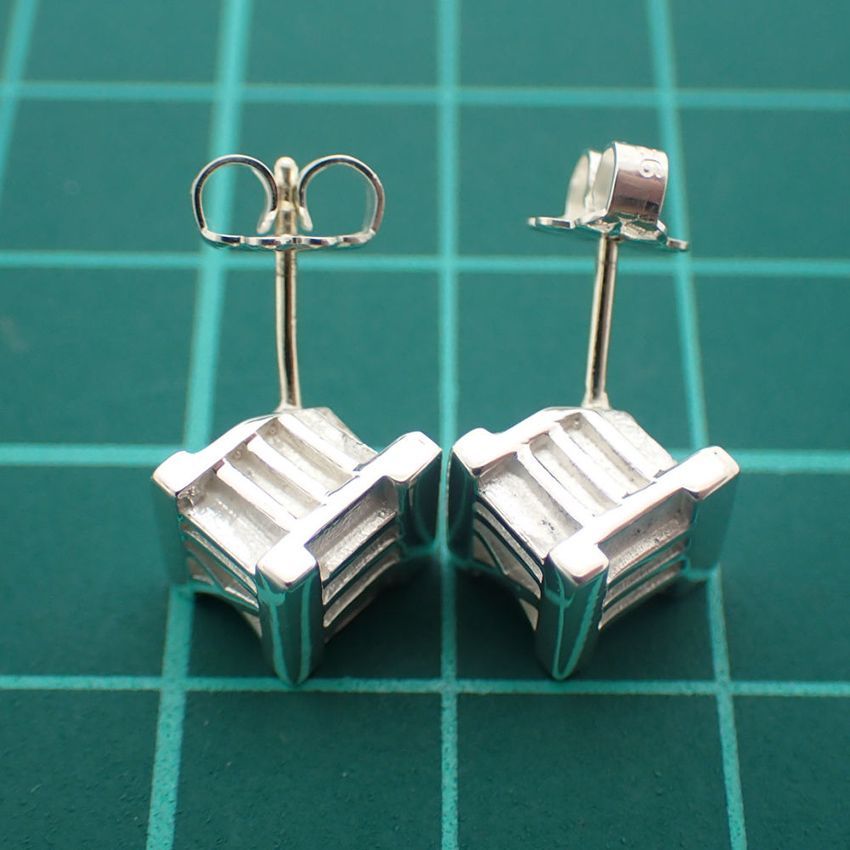 ティファニー 925 アトラス キューブ ピアス[g85-97］ - JewelerCHIC