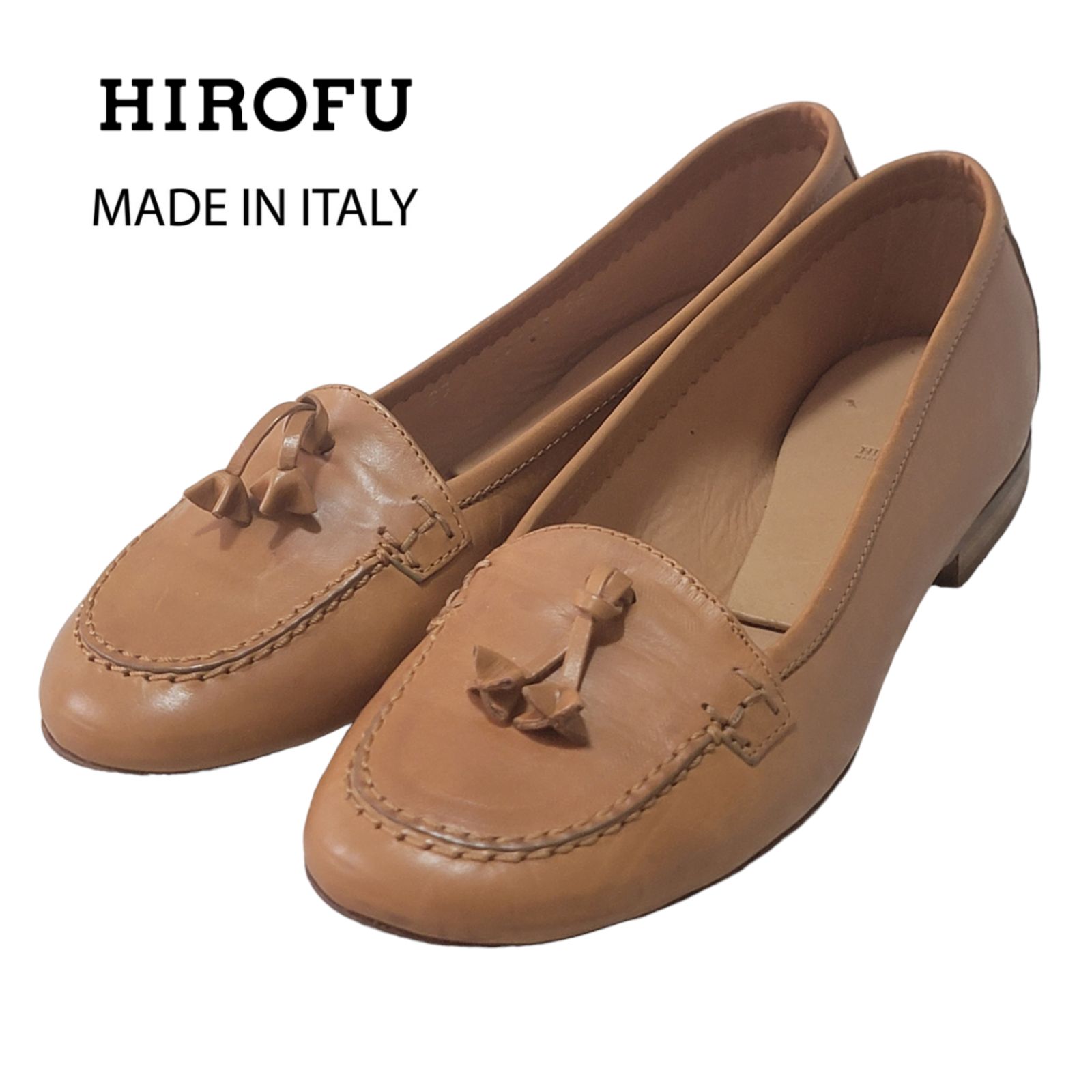 HIROFU ヒロフ上質タッセルローファー