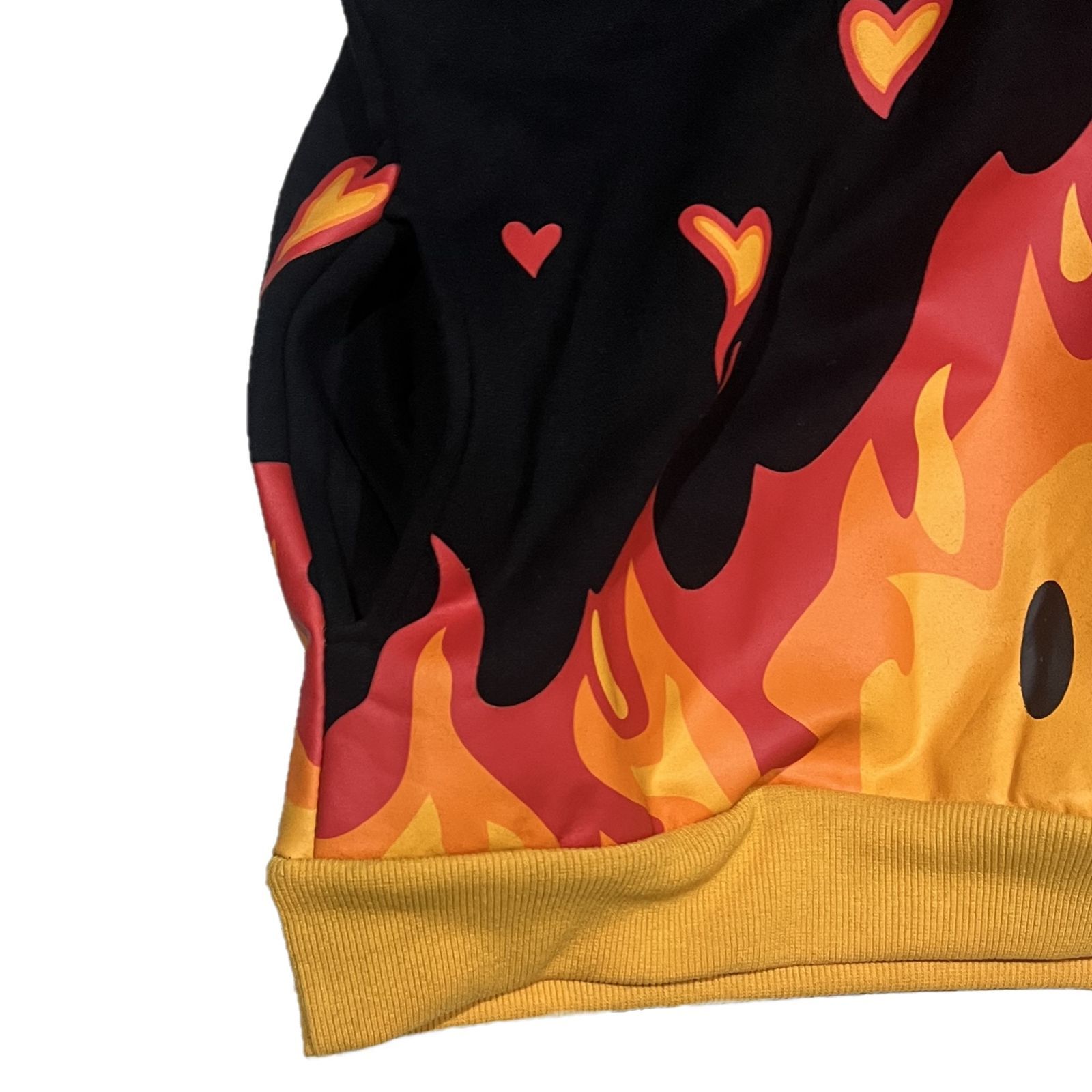 Drew House Fire ファイアデザイン プルオーバーパーカー ブラック Drew House ドリューハウス Fire ファイアデザイン プルオーバー