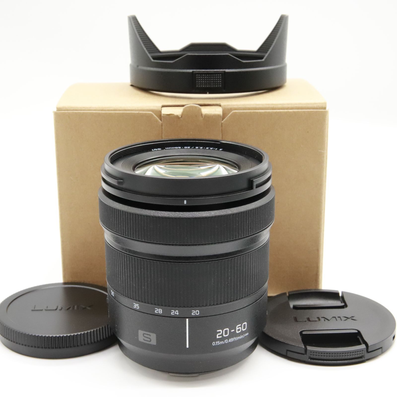 □ほぼ新品□ PANASONIC LUMIX S 20-60mm F3.5-5.6 ブラック S-R2060 - メルカリ