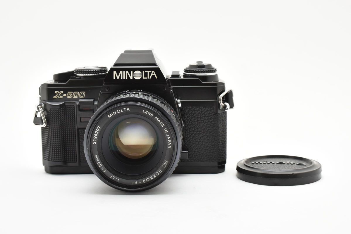 MINOLTA X-500 + MC ROKKOR-PF 50mm F1.7 AA4094#33 - メルカリ