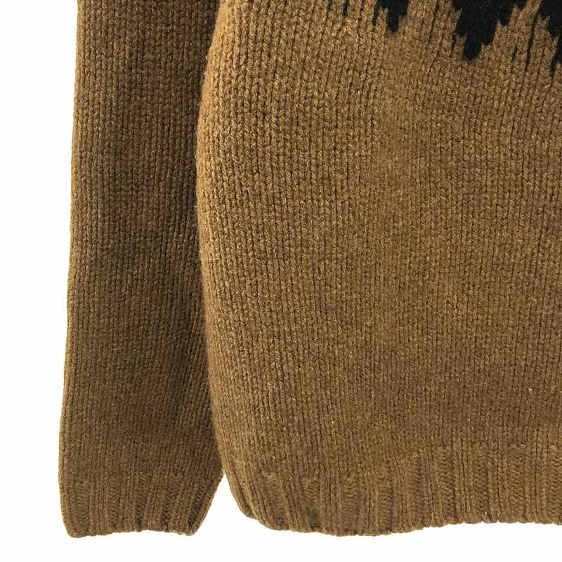スコットランド製 マーガレットハウエル ダイヤモンド編みニット 52,800円 MARGARET HOWELL / マーガレットハウエル | スコットランド製 DIAMOND