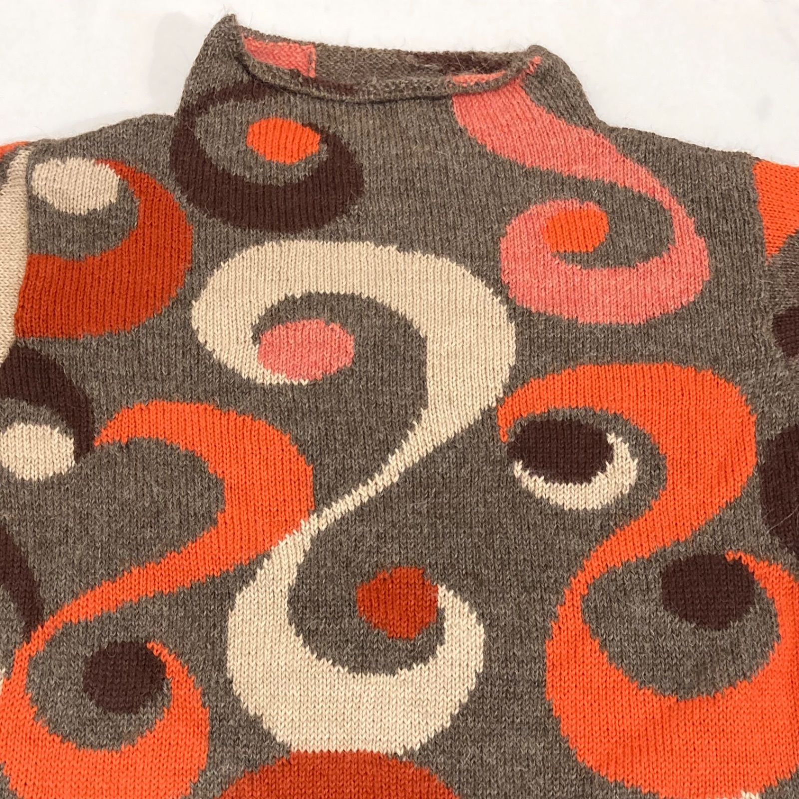 美品 T'IKA ティカ アルパカ100%ニットワンピース アルパカ専門店T'IKA