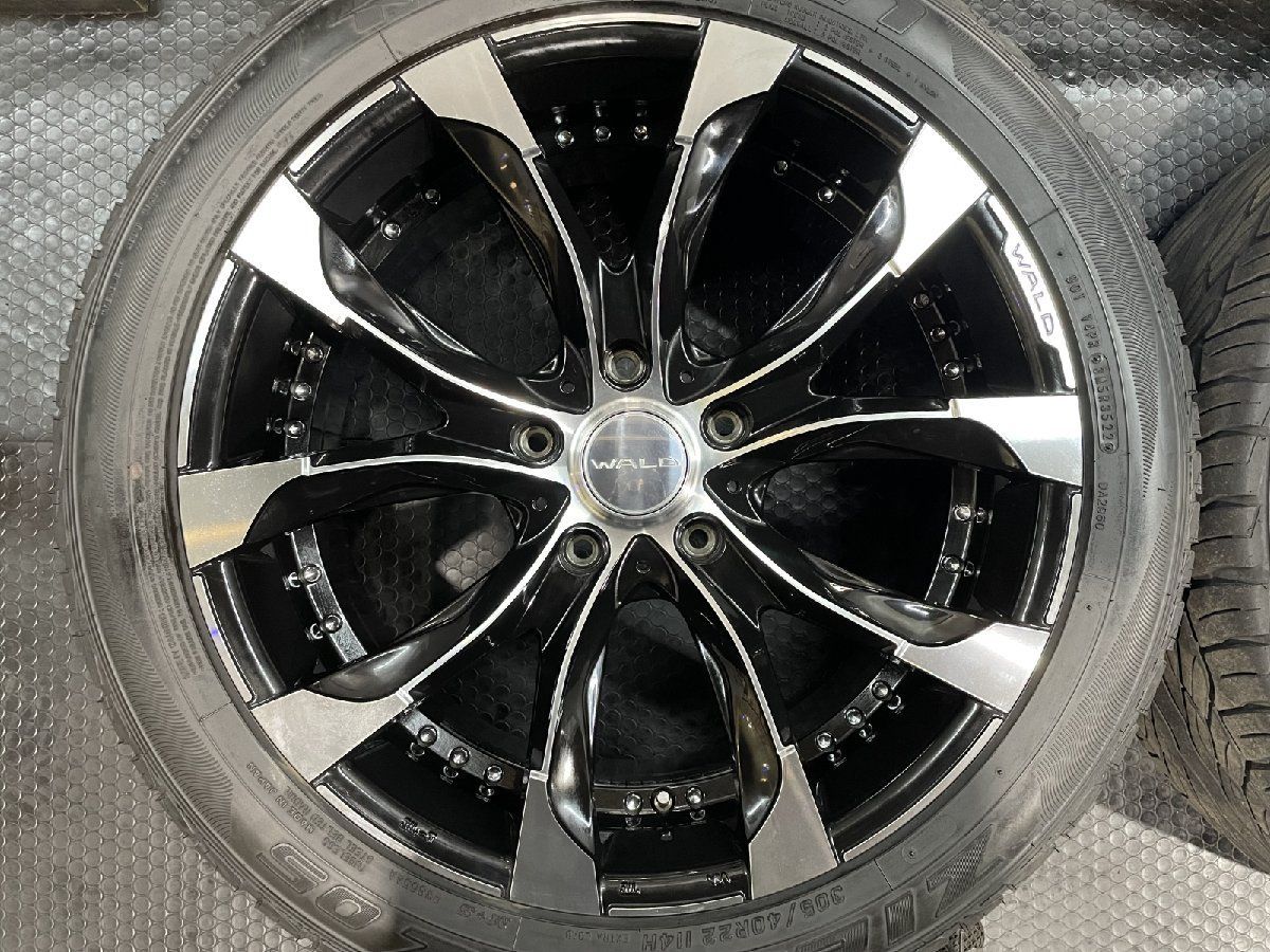 FALKEN ZIEX S TZ05 305 40R22 夏タイヤ WALD JARRET ジャレット J11-C 22インチ 10J5HPCD150 45 22年製 バリ溝 ランクル MTB839