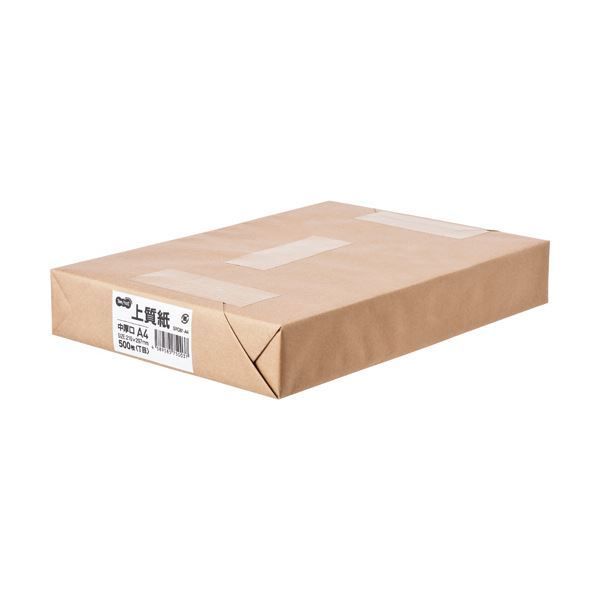 まとめ) TANOSEE 上質紙 中厚口 A41冊(500枚) 【×5セット】 【公式通販】