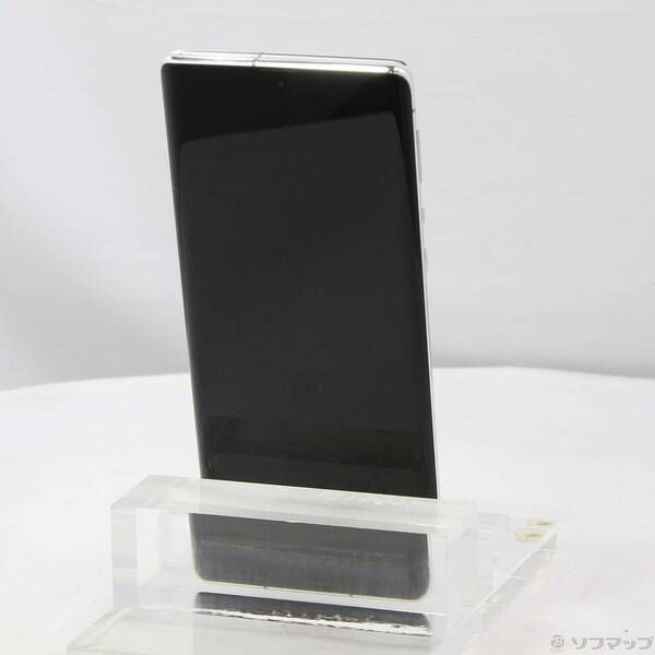 中古品〕 AQUOS R6 128GB ホワイト SH-51B docomoロック解除SIM