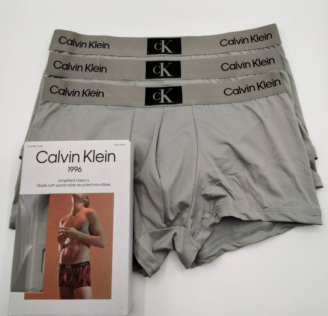 Calvin Klein1996(カルバンクライン) ローライズボクサーパンツ グレイ Mサイズ 3枚セット メンズボクサーパンツ 男性下着  NB3532 メンズ下着専門店 【Pride】 メルカリ
