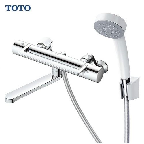 TOTO 壁付サーモスタット混合水栓 TBY01405J1 浴室用 水栓金具