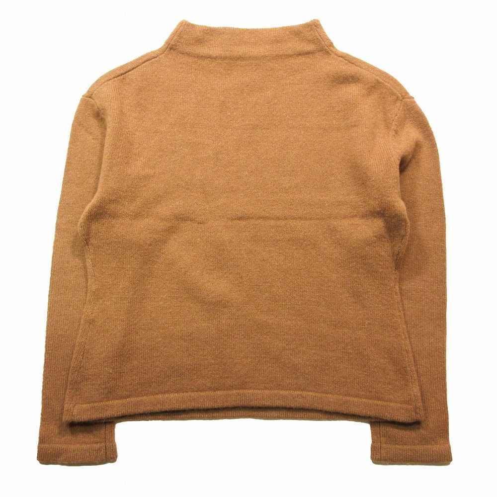 Sybilla シビラ 花 フラワー 刺繍 ニット セーター モックネック ハイネック プルオーバー トップス M キャメル レディース 【中古】 Sybilla シビラ 花 フラワー 刺繍 ニット セーター モックネック