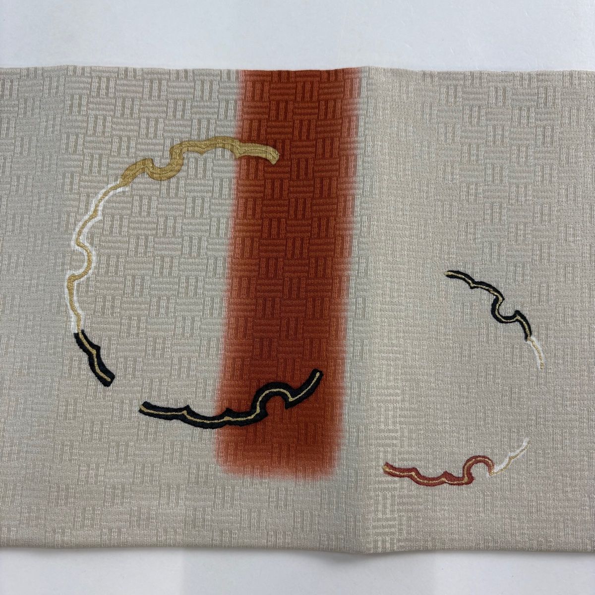 売約済み【秋のおしゃれ用に】★★新品未使用　正絹雪輪名古屋帯★★ 売約済み【秋のおしゃれ用に】新品未使用 正絹雪輪名古屋帯☆