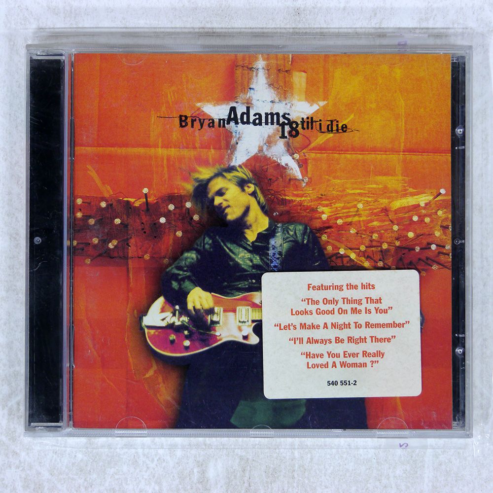 輸入盤 BRYAN ADAMS/18 TIL I DIE/A&M RECORDS 540 5512 CD