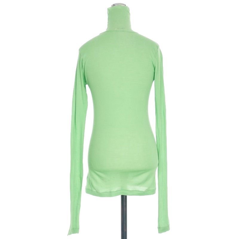 オーラリー AURALEE HIGH GAUGE SHEER RIB TURTLE タートルネックシアーカットソー A23AT02HF ベージュ サイ オーラリー AURALEE HIGH GAUGE SHEER RIB TURTLE