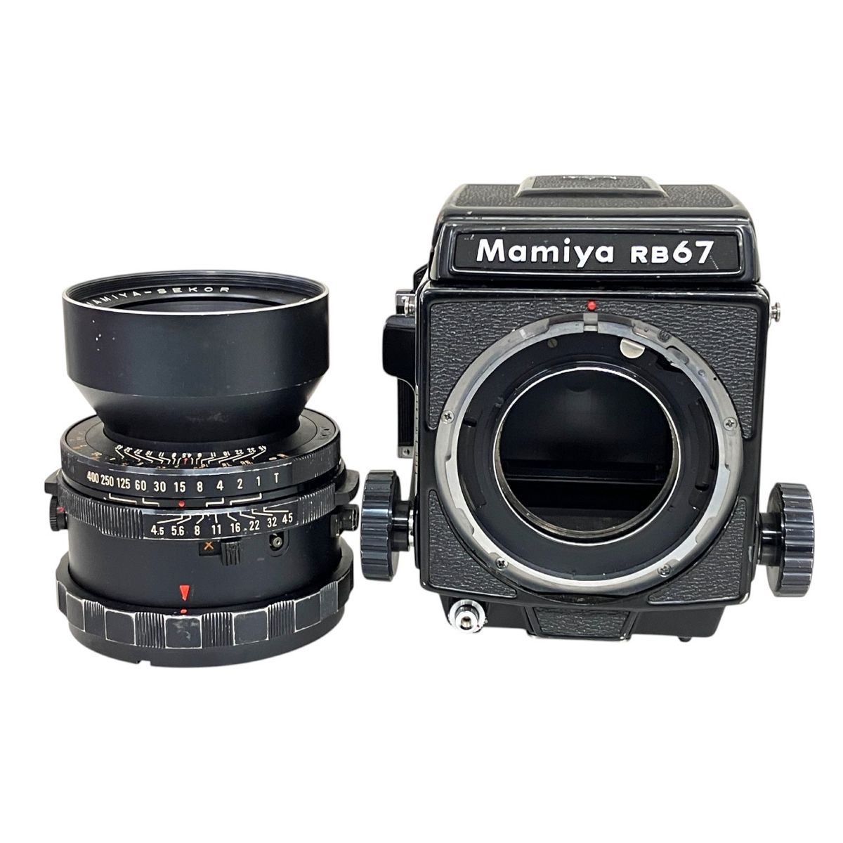 Mamiya RB67 PROFESSIONAL 180mm F4.5 中判カメラ マミヤ フィルムホルダー アダプター 付き ジャンク T9995730