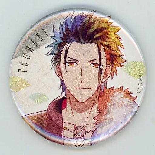 中古】バッジ・ピンズ 竜胆椿 カンバッジ 「webpon×くじメイト 第2弾