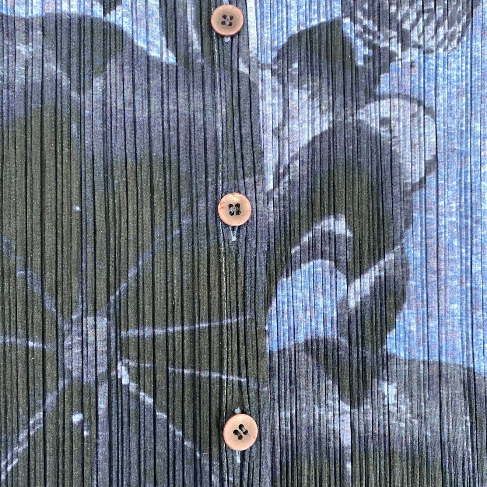 イッセイミヤケプリーツプリーズジェットコースター柄美品 イッセイ