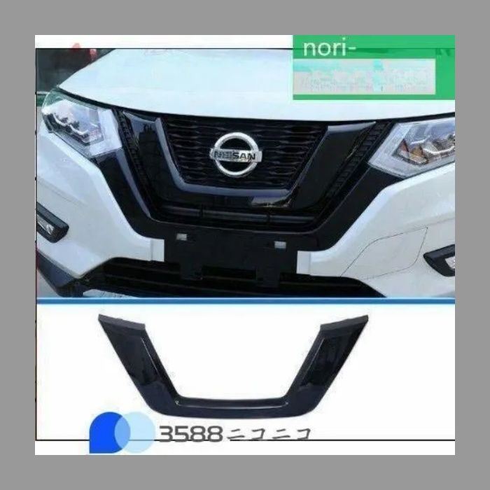 新品 日産 エクストレイル T32 グリルガーニッシュ ブラック