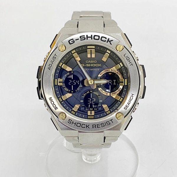 CASIO G-SHOCK Gショック G-STEEL タフソーラー 電波 GST-W110D-1A9JF 腕時計 箱付き メンズ カシオ ジーショック  服飾 DF12012□ - メルカリ