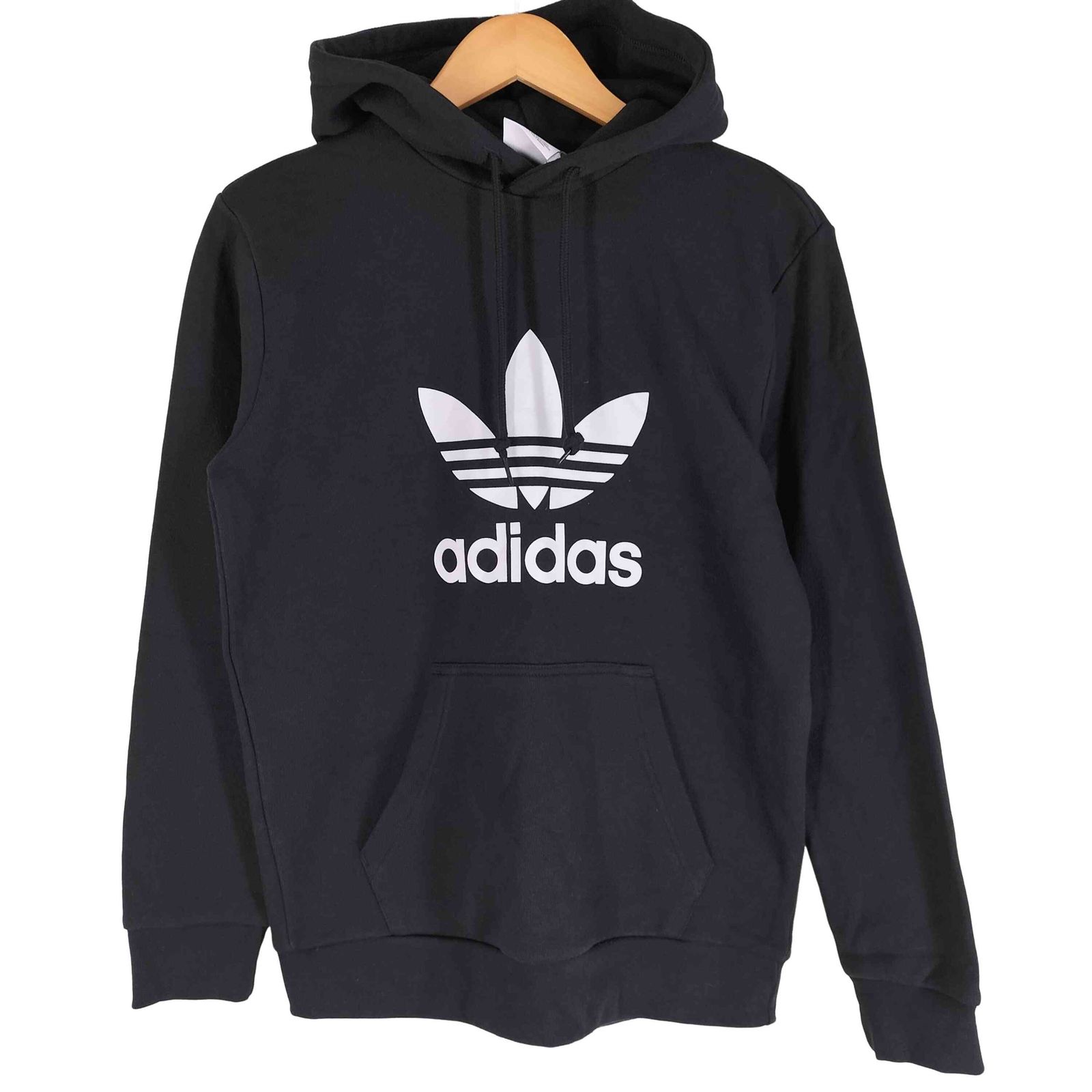 アディダスオリジナルス adidas Originals TREFOIL HOODIE BLACK トレフォイルロゴプリント プルオーバーパーカー  メンズ JPN：S - メルカリ