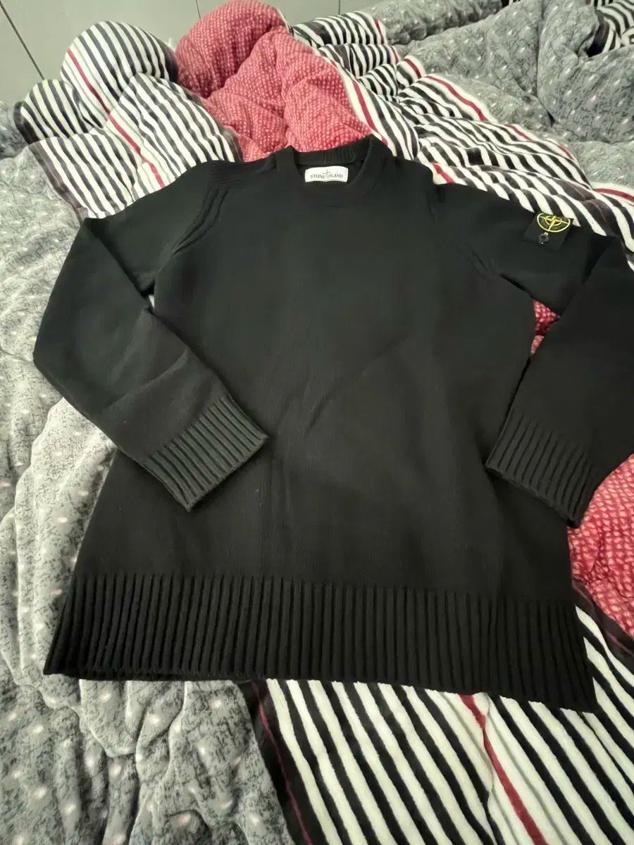STONE ISLAND(ストーンアイランド) ニット セーター 黒 S 出品
