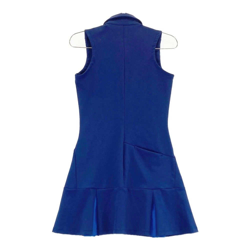 サイズ：S DESCENTE GOLF デサントゴルフ ノースリーブ ポロワンピース