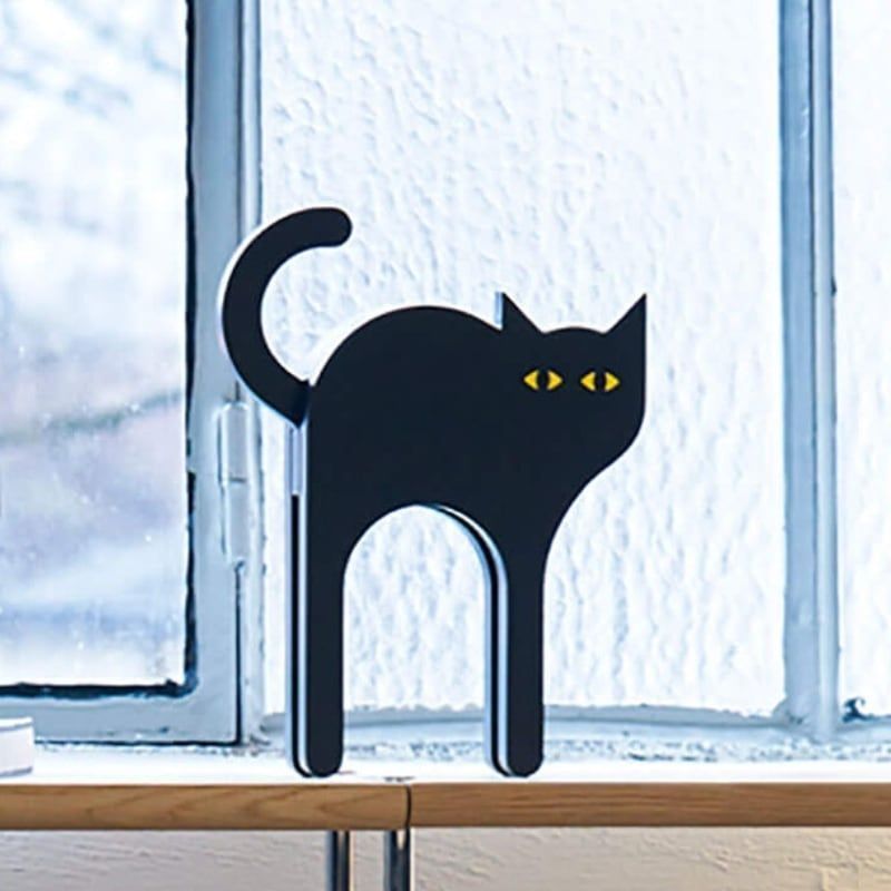 新品未使用オブジェ 黒猫 置物 オーナメント木製 アート 装飾品 北欧 おしゃれ インテリア プレゼント 黒 モダン シンプル かわいい 工芸品 彫刻 韓国